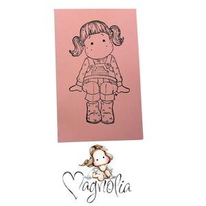Super Cute Magnolia Rubber Stamp